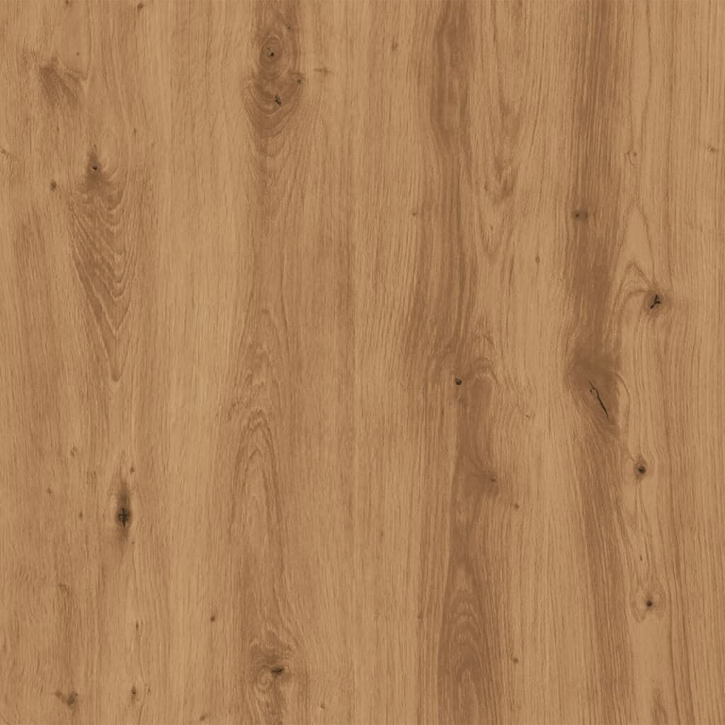 vidaXL Κομοδίνο τεχνίτης Δρυς 41x31x80 εκ. από Επεξεργασμένο Ξύλο