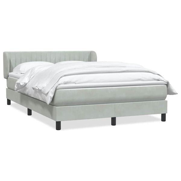 vidaXL &Kappa;&rho;&epsilon;&beta;ά&tau;&iota; Boxspring &mu;&epsilon; &Sigma;&tau;&rho;ώ&mu;&alpha; &Alpha;&nu;&omicron;&iota;&chi;&tau;ό &Gamma;&kappa;&rho;&iota; 140x220 &epsilon;&kappa;. &Beta;&epsilon;&lambda;&omicron;ύ&delta;&iota;&nu;&omicron;