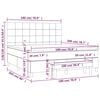 vidaXL &Kappa;&rho;&epsilon;&beta;ά&tau;&iota; Boxspring &mu;&epsilon; &Sigma;&tau;&rho;ώ&mu;&alpha; &Sigma;&kappa;&omicron;ύ&rho;&omicron; &Kappa;&alpha;&phi;έ 180x200 &epsilon;&kappa; &Upsilon;&phi;&alpha;&sigma;&mu;ά&tau;&iota;&nu;&omicron;
