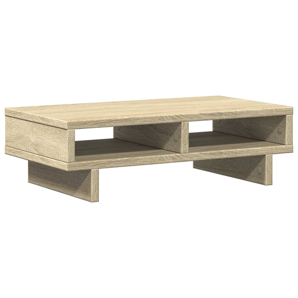 vidaXL Βάση Οθόνης Sonoma Δρυς 50x27x15 εκ. από Επεξεργασμένο Ξύλο