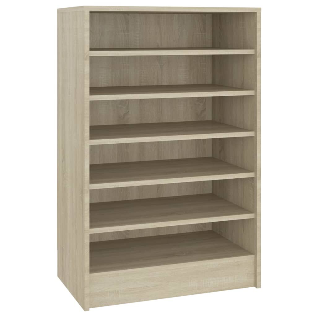 vidaXL Παπουτσοθήκη Sonoma Δρυς 60 x 35 x 92 εκ. από Επεξ. Ξύλο