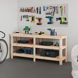 vidaXL &Pi;ά&gamma;&kappa;&omicron;&sigmaf; &Epsilon;&rho;&gamma;&alpha;&sigma;ί&alpha;&sigmaf; 181 x 50 x 80 &epsilon;&kappa;. &alpha;&pi;ό &Mu;&alpha;&sigma;ί&phi; &Xi;ύ&lambda;&omicron; &Pi;&epsilon;ύ&kappa;&omicron;&upsilon;