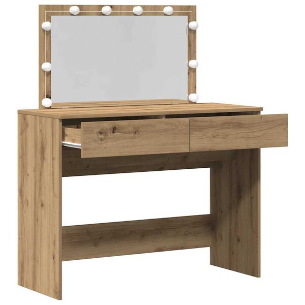 vidaXL &Tau;&rho;&alpha;&pi;έ&zeta;&iota; &pi;&epsilon;&rho;&iota;&pi;&omicron;ί&eta;&sigma;&eta;&sigmaf; &mu;&epsilon; &sigma;&upsilon;&rho;&tau;ά&rho;&iota; Artisan Oak 100 x 40 x 120 &epsilon;&kappa;.