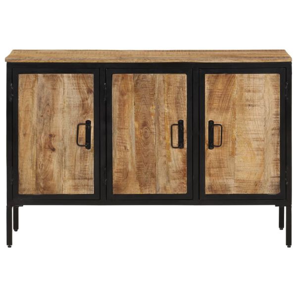 vidaXL Μπουφές 105x35x70 εκ. από Μασίφ Ακατέργαστο Ξύλο Μάνγκο