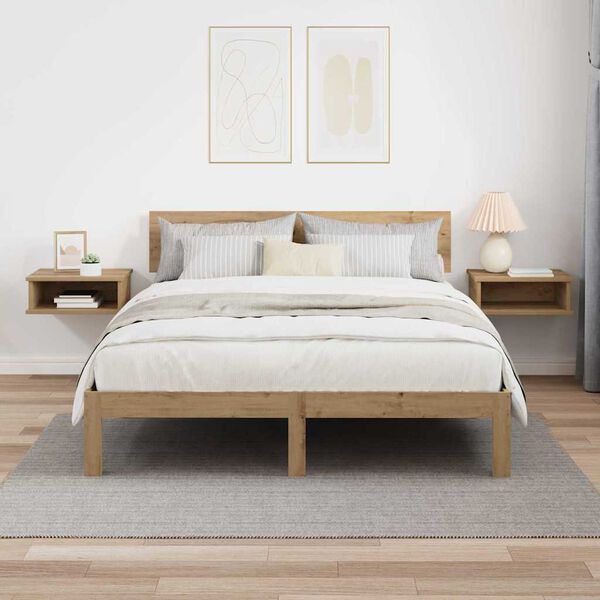 vidaXL &Kappa;&omicron;&mu;&omicron;&delta;ί&nu;&omicron; 2 pcs Artisan Oak 40 x 31 x 15 &epsilon;&kappa; &Epsilon;&pi;&epsilon;&xi;&epsilon;&rho;&gamma;&alpha;&sigma;&mu;έ&nu;&omicron; &xi;ύ&lambda;&omicron;