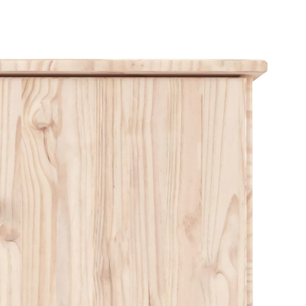 vidaXL Έπιπλο Τηλεόρασης ALTA 112 x 35 x 41 εκ. από Μασίφ Ξύλο Πεύκου