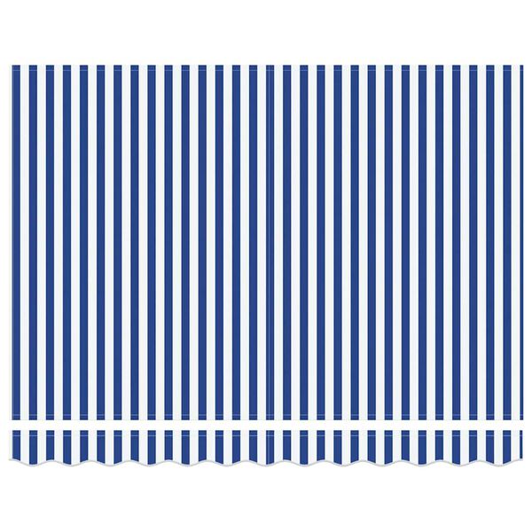 vidaXL Σκηνίτσα Αναδιπλούμενη Μπλε και άσπρο 300 x 250 εκ