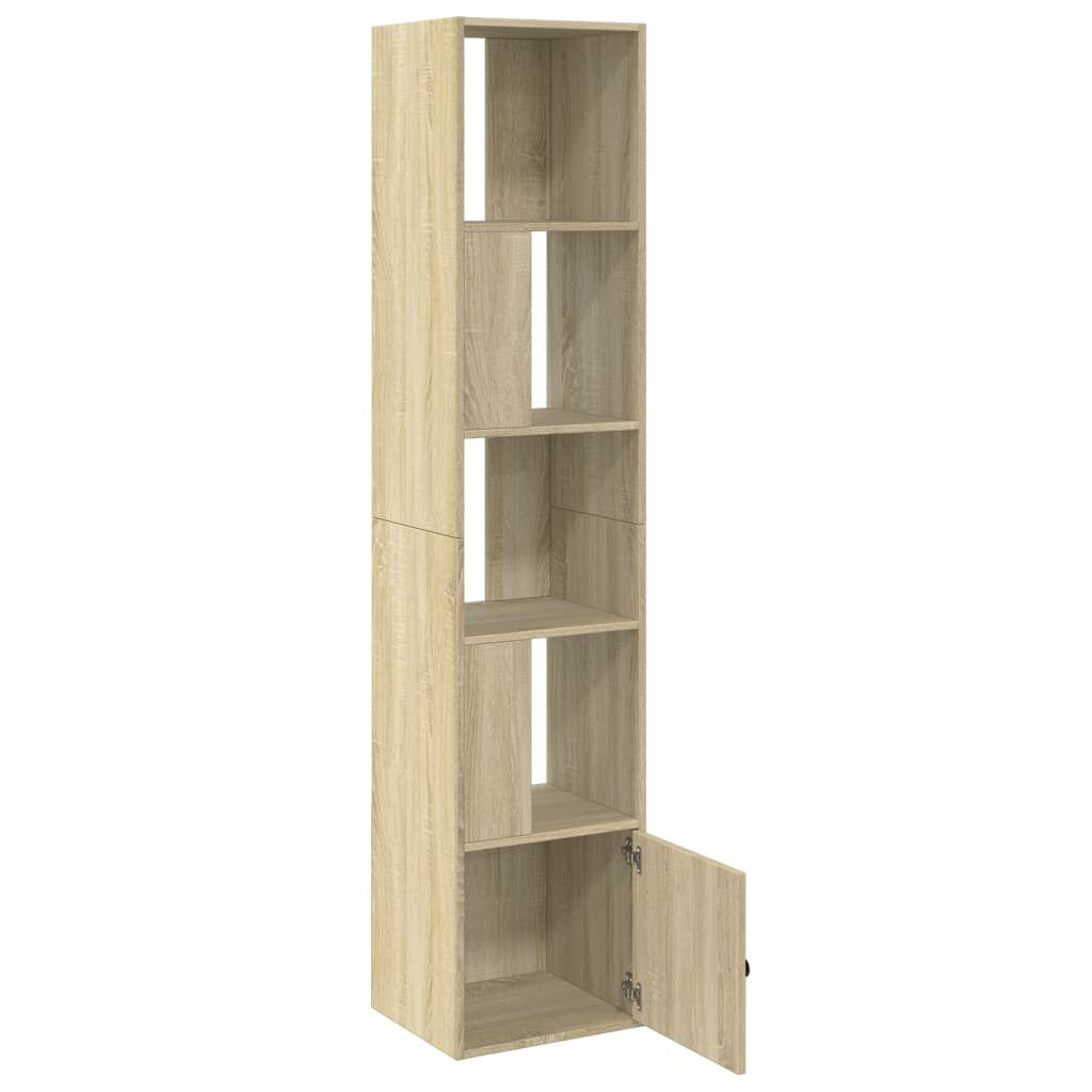 vidaXL Βιβλιοθήκη Sonoma Δρυς 40x36x189 εκ. από Επεξεργασμένο Ξύλο