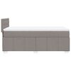 vidaXL &Kappa;&rho;&epsilon;&beta;ά&tau;&iota; Boxspring &mu;&epsilon; &Sigma;&tau;&rho;ώ&mu;&alpha; Taupe 90x190 &epsilon;&kappa;.&Upsilon;&phi;&alpha;&sigma;&mu;ά&tau;&iota;&nu;&omicron;