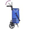 vidaXL Καρότσι Αγορών Μπλε 36.5 x 46.5 x 100.5 εκ Ύφασμα Oxford