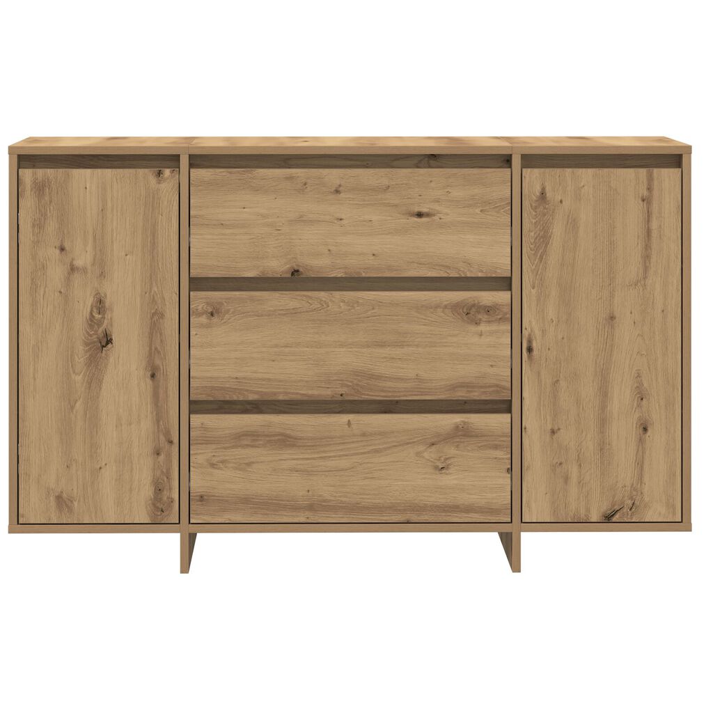 vidaXL Πλευρικός Ράφτης Artisan Δρυς 120x41x75 εκ. Επεξεργασμένο Ξύλο