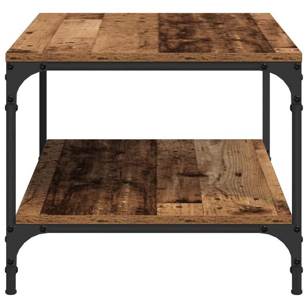 vidaXL Τραπεζάκι σαλονιού Παλαιό ξύλο 80 x 50 x 40 cm