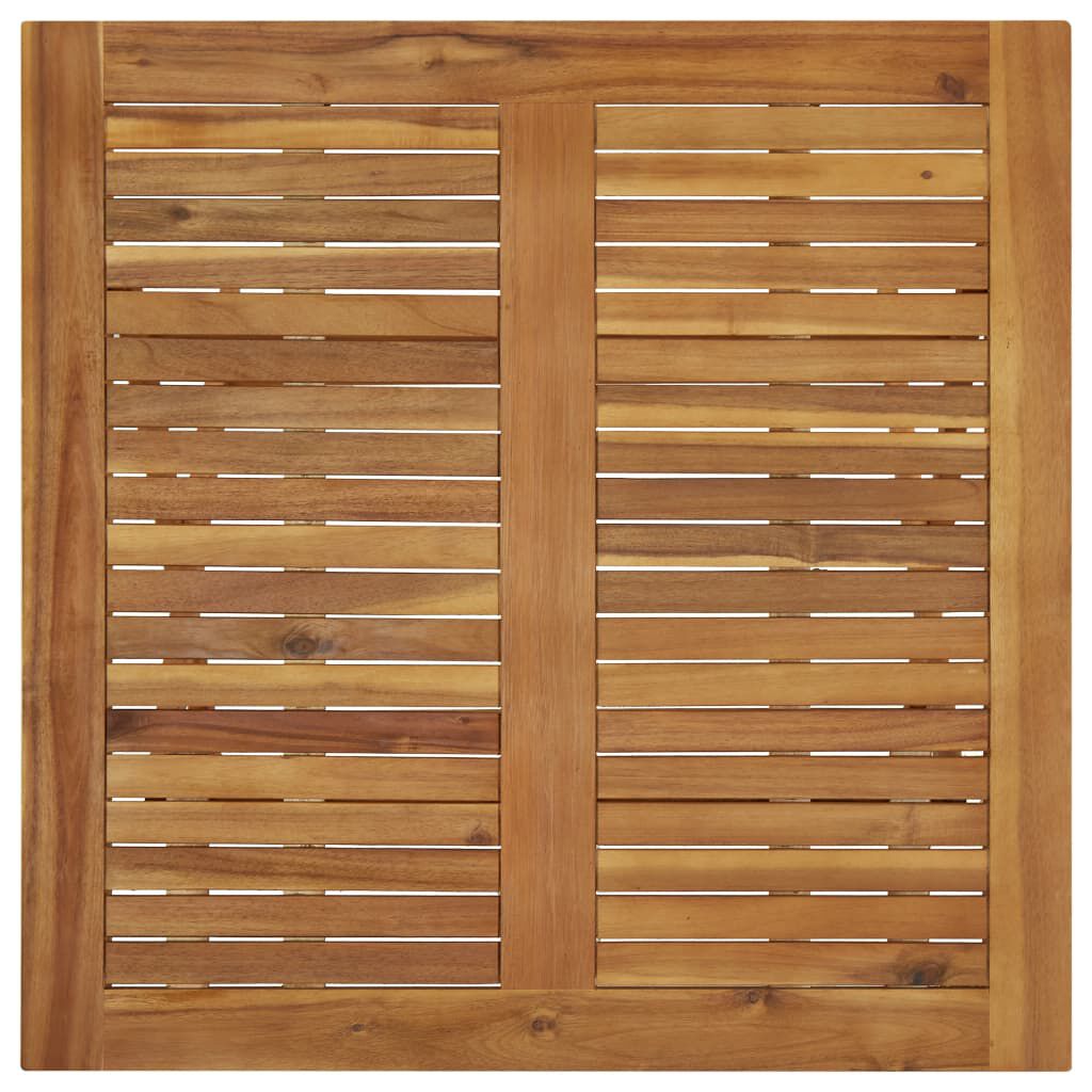vidaXL Τραπέζι Κήπου Πτυσσόμενο 90 x 90 x 75 εκ. Μασίφ Ξύλο Ακακίας