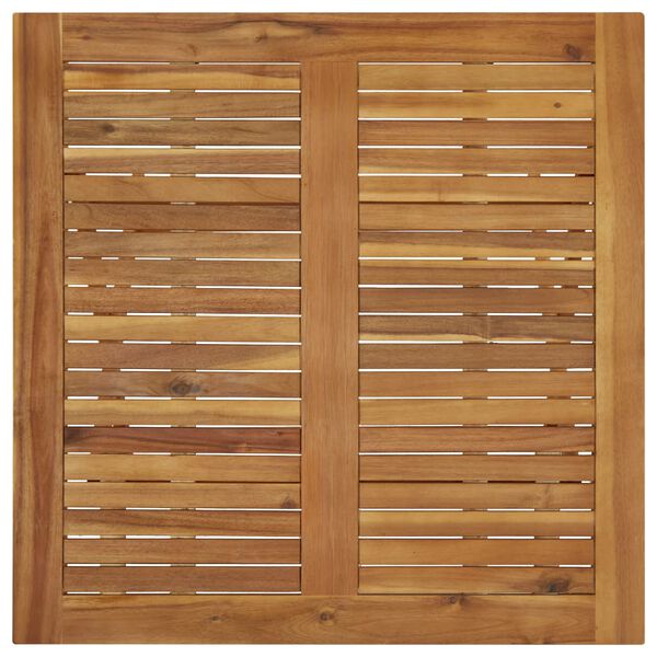 vidaXL Τραπέζι Κήπου Πτυσσόμενο 90 x 90 x 75 εκ. Μασίφ Ξύλο Ακακίας
