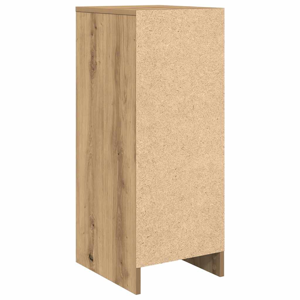 vidaXL Παπουτσοθήκη Χρώμα Αρτισιανή Δρυς 29,5x34x76 εκ. Επεξ. Ξύλο