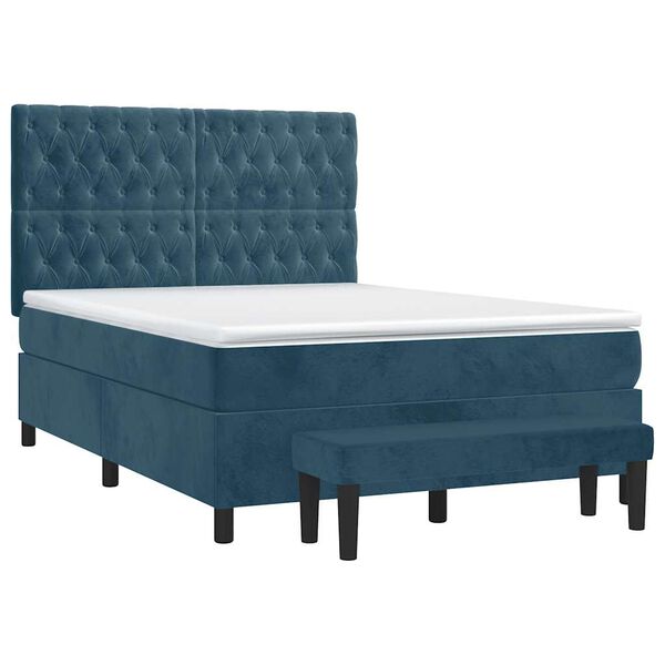 vidaXL &Kappa;&rho;&epsilon;&beta;ά&tau;&iota; Boxspring &mu;&epsilon; &Sigma;&tau;&rho;ώ&mu;&alpha; &Sigma;&kappa;&omicron;ύ&rho;&omicron; &Mu;&pi;&lambda;&epsilon; 140x200 &epsilon;&kappa;. &Beta;&epsilon;&lambda;&omicron;ύ&delta;&iota;&nu;&omicron;