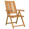 vidaXL Σέτ φαγητού για κήπο 3 pcs Καφέ 90 x 90 x 74 cm