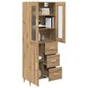 vidaXL Highboard Artisan Oak 69,5 x 34 x 180 &epsilon;&kappa;. &Epsilon;&pi;&epsilon;&xi;&epsilon;&rho;&gamma;&alpha;&sigma;&mu;έ&nu;&omicron; &xi;ύ&lambda;&omicron;