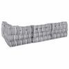 vidaXL Μαξιλάρι 4 pcs Ανοιχτό γκρι 70 x 70 x 54 εκ Πολυεστέρας