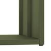 vidaXL Ράφι Καυσόξυλων 40x40x40 εκ. Χάλυβας ψυχρής έλασης