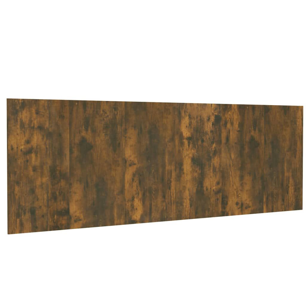 vidaXL Κεφαλάρι Τοίχου Καπνιστή Δρυς 240x1,5x80 εκ. Επεξεργασμένο Ξύλο