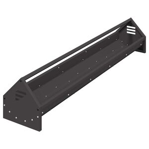 vidaXL Τάφος ταΐσματος κοτόπουλων Μαύρο 108 x 20,5 x 20 εκ.