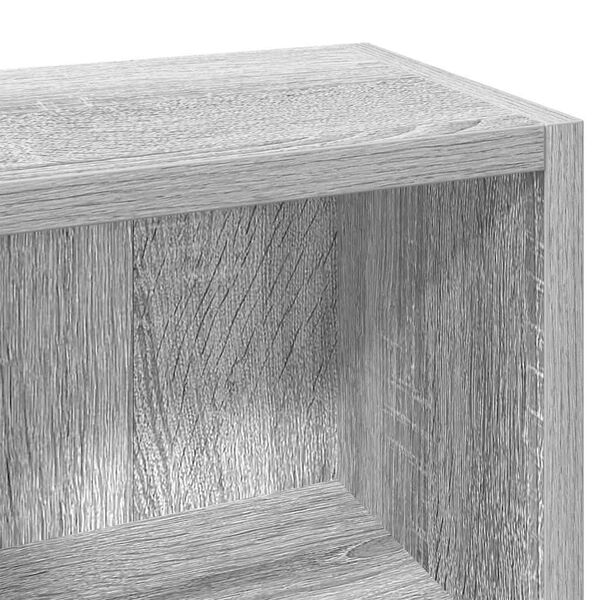 vidaXL Ντουλάπια CD 2 τεμ. Γκρι Sonoma 21x16x93,5 εκ. Επεξεργ. Ξύλο