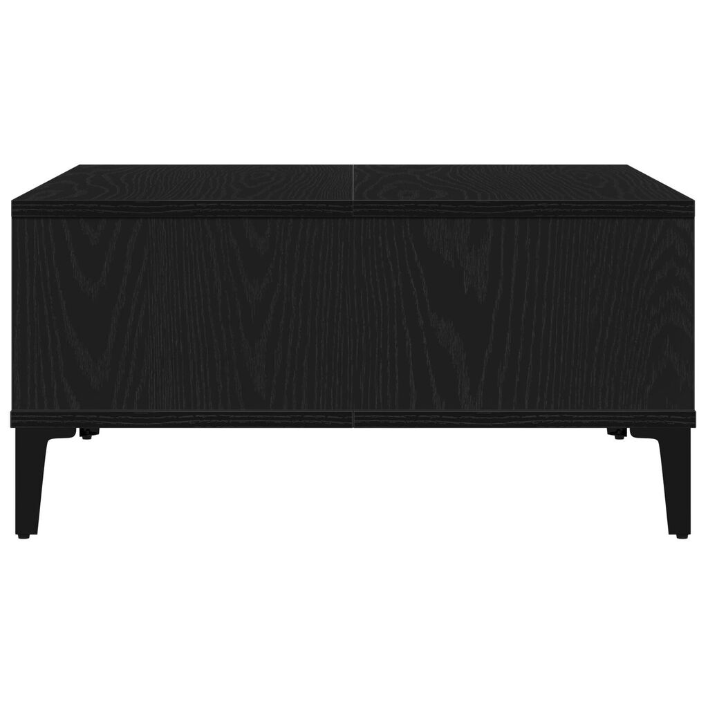 vidaXL Τραπεζάκι σαλονιού Μαύρο Δρυς 60x60x30 εκ. Επεξεργασμένο ξύλο
