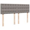 vidaXL &Kappa;&rho;&epsilon;&beta;ά&tau;&iota; Boxspring &mu;&epsilon; &Sigma;&tau;&rho;ώ&mu;&alpha; Taupe 140x200 &epsilon;&kappa;. &Upsilon;&phi;&alpha;&sigma;&mu;ά&tau;&iota;&nu;&omicron;