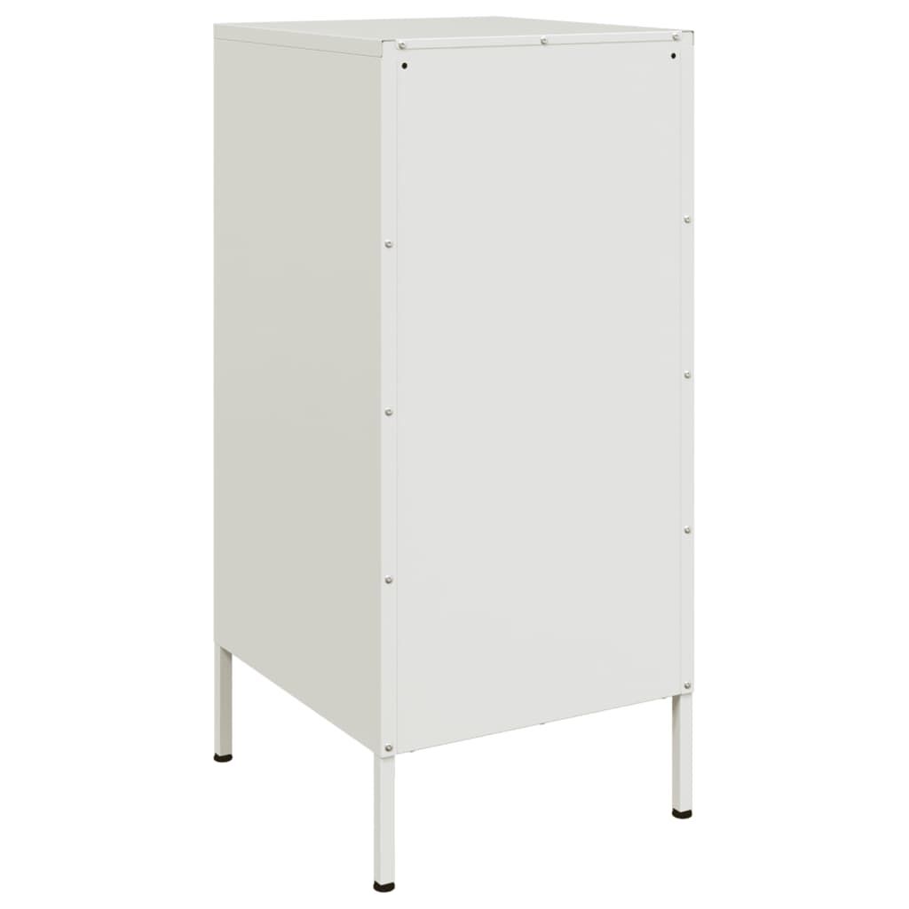 vidaXL Ντουλάπι Λευκό 36 x 39 x 79 εκ. από Χάλυβα