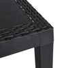 vidaXL Τραπέζι Κήπου Ανθρακί 59 x 47 x 40 εκ. Πολυπροπυλένιο
