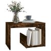 vidaXL Βοηθητικό Τραπέζι Καπνιστή Δρυς 59x36x38 εκ. Επεξεργασμένο Ξύλο