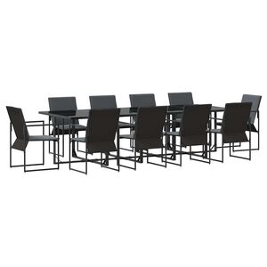 vidaXL &Sigma;έ&tau; &phi;&alpha;&gamma;&eta;&tau;&omicron;ύ &gamma;&iota;&alpha; &kappa;ή&pi;&omicron; 11 pcs &Mu;&alpha;ύ&rho;&omicron; &Alpha;&tau;&sigma;ά&lambda;&iota;