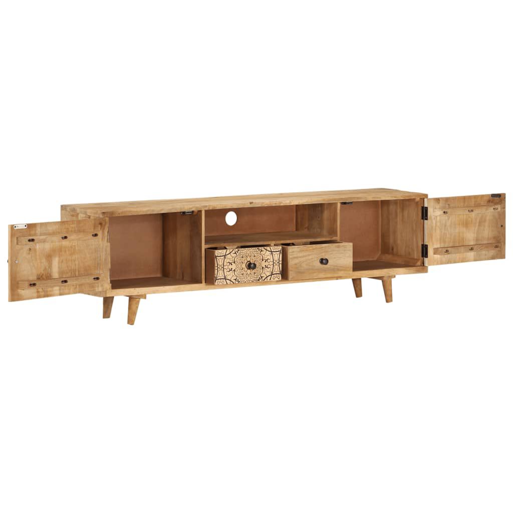 vidaXL Έπιπλο Τηλεόρασης 140 x 30 x 40 εκ. από Μασίφ Ξύλο Μάνγκο