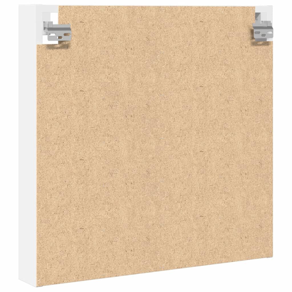 vidaXL Ραφιέρα Λευκή 60 x 8,5 x 58 εκ. από Επεξεργασμένο Ξύλο
