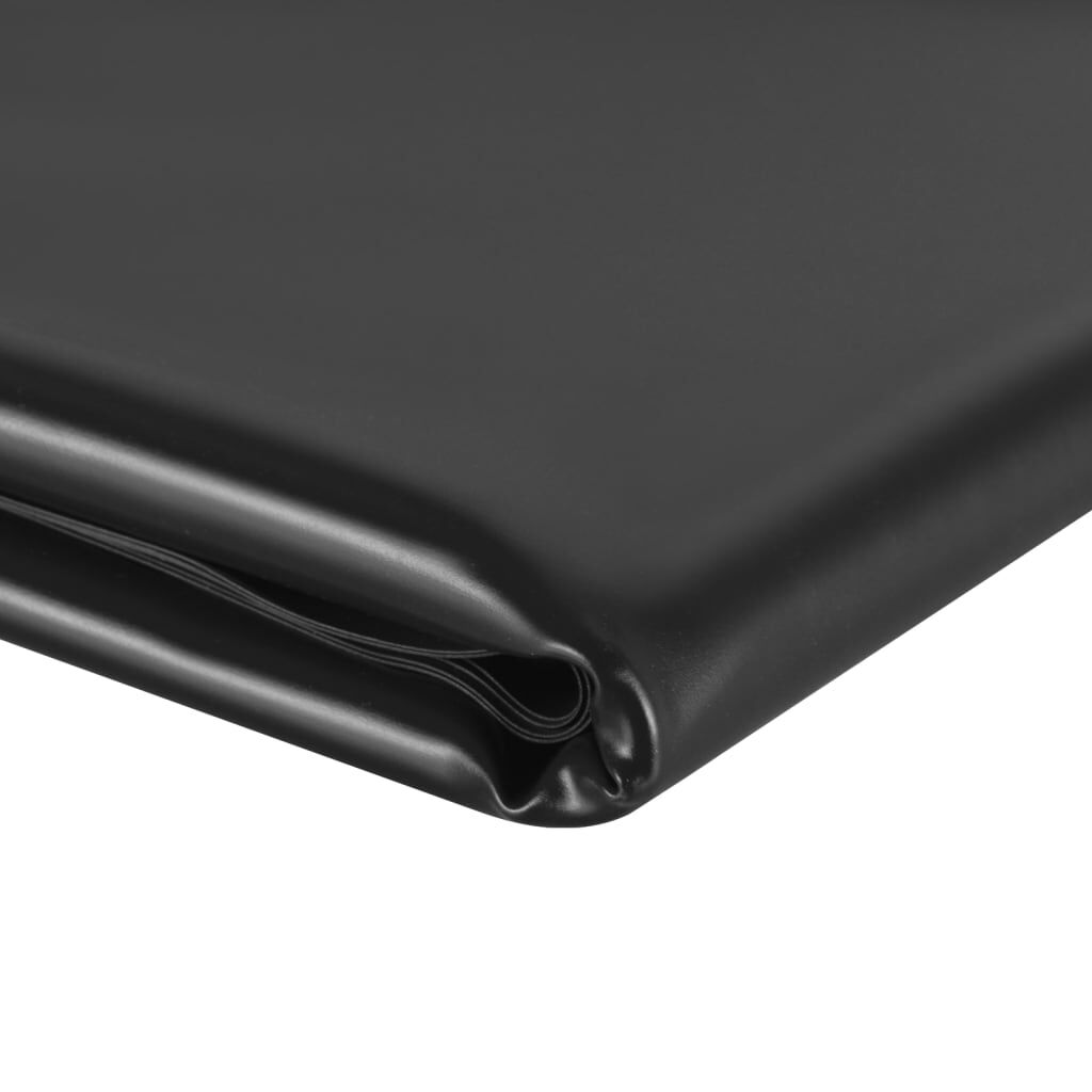 vidaXL Μεμβράνη Λίμνης Μαύρη 1 x 8 μ. / 0,5 χιλ. από PVC