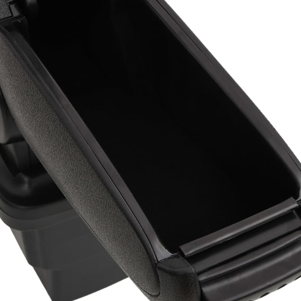 vidaXL Τεμπέλης Αυτοκινήτου Μαύρος 17x32x(37-53) εκ. από ABS