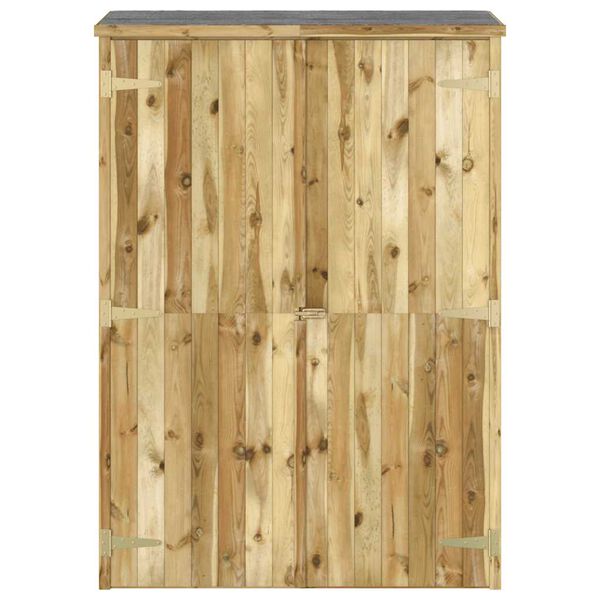 vidaXL Αποθήκη Εργαλείων Κήπου 123x45x171 εκ. Εμποτισμένο Μασίφ Πεύκο