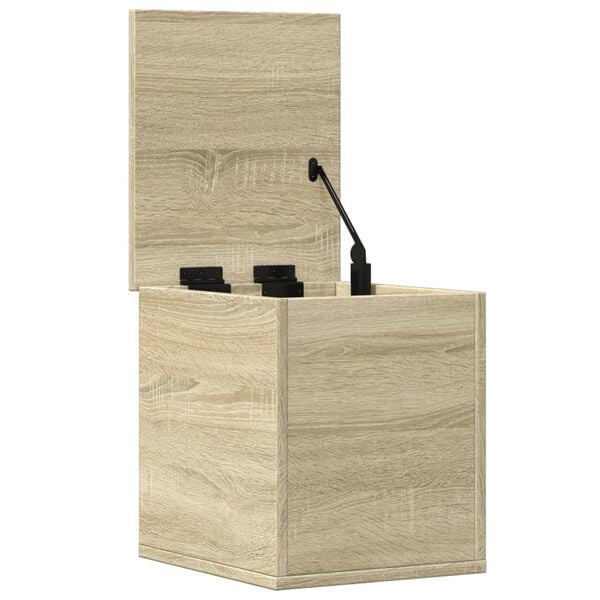 vidaXL Κουτί Αποθήκευσης Sonoma Δρυς 30x35x35 εκ. Επεξεργασμένο Ξύλο