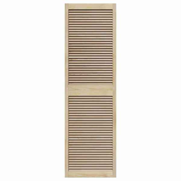 vidaXL Πόρτες Ντουλάπας με πόρτα 4 pcs Καφέ 201 x 59.5 x 2.1 εκ
