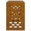 vidaXL Κάλυμμα κλιματιστικού Σκ rusty 90 x 40 x 60 εκ