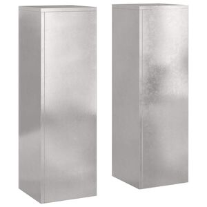 vidaXL &Beta;ά&sigma;&eta; &phi;&upsilon;&tau;ώ&nu; 2 pcs &Alpha;&sigma;&eta;&mu;ί 24 x 24 x 75 &epsilon;&kappa;. &Alpha;&nu;&omicron;&xi;&epsilon;ί&delta;&omega;&tau;&omicron; &alpha;&tau;&sigma;ά&lambda;&iota;