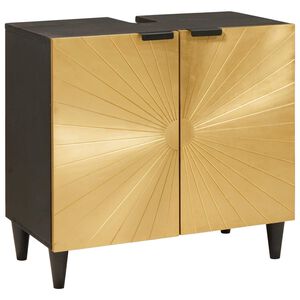 vidaXL &Nu;&tau;&omicron;&upsilon;&lambda;ά&pi;&iota; &nu;&iota;&pi;&tau;ή&rho;&alpha; &mu;&epsilon; &rho;ά&phi;&iota; &Mu;&alpha;ύ&rho;&omicron; &kappa;&alpha;&iota; &Chi;&rho;&upsilon;&sigma;ό 62 x 33 x 58 &epsilon;&kappa;.