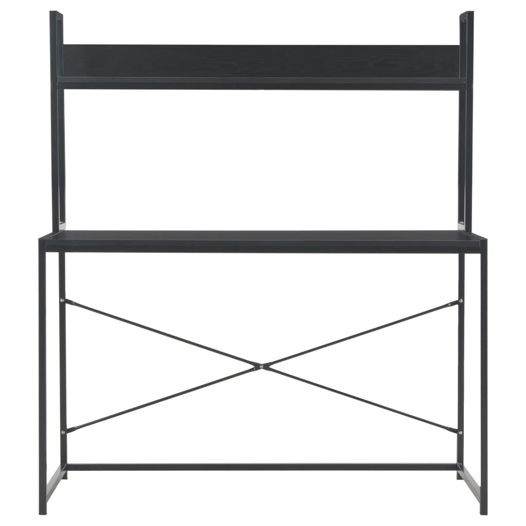 vidaXL Γραφείο Υπολογιστή Μαύρο 120 x 60 x 138 εκ.