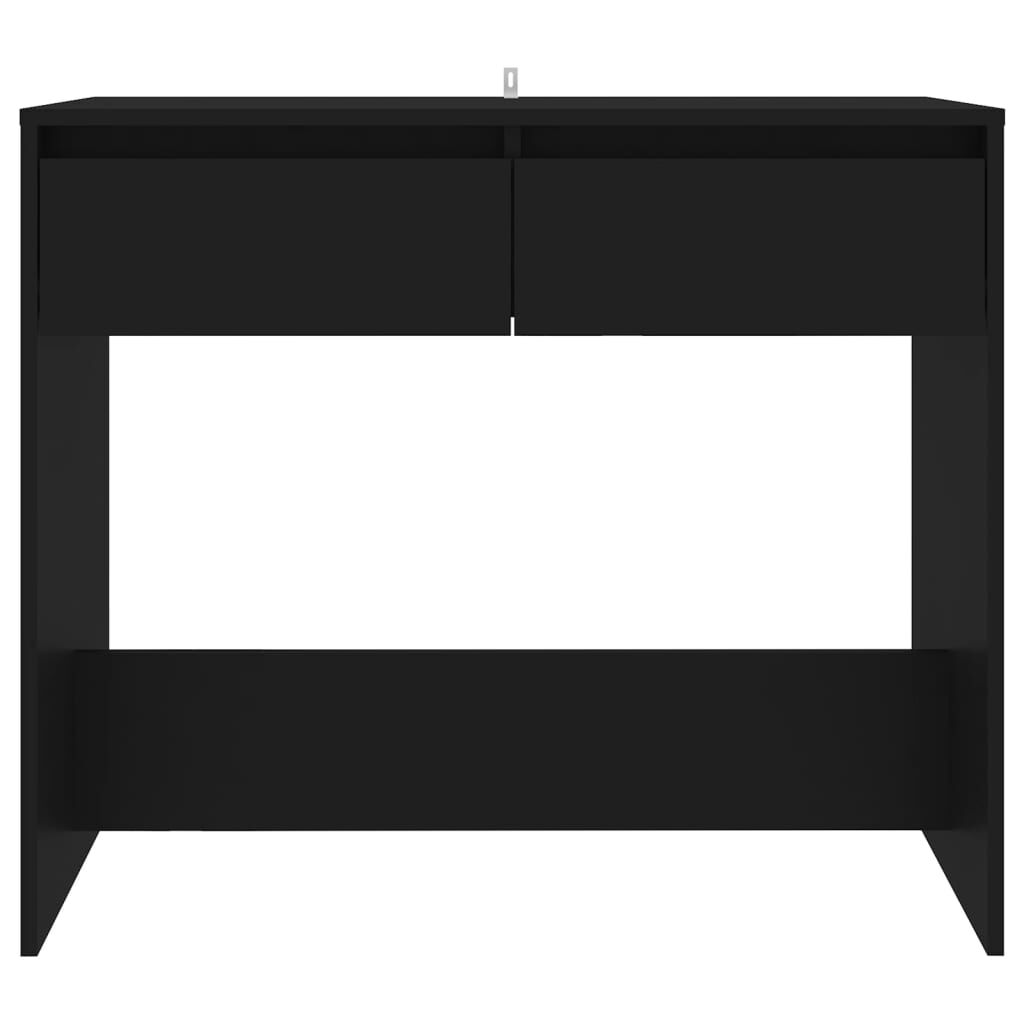 vidaXL Τραπεζάκι Κονσόλα Μαύρο 89 x 41 x 76,5 εκ. από Μοριοσανίδα