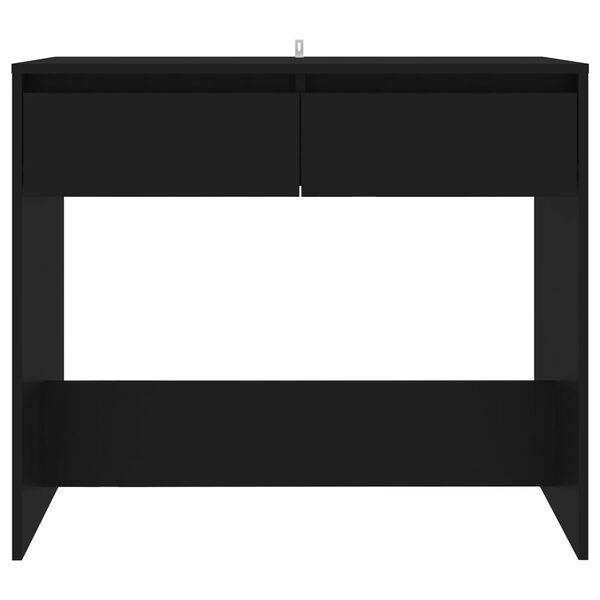 vidaXL Τραπεζάκι Κονσόλα Μαύρο 89 x 41 x 76,5 εκ. από Μοριοσανίδα