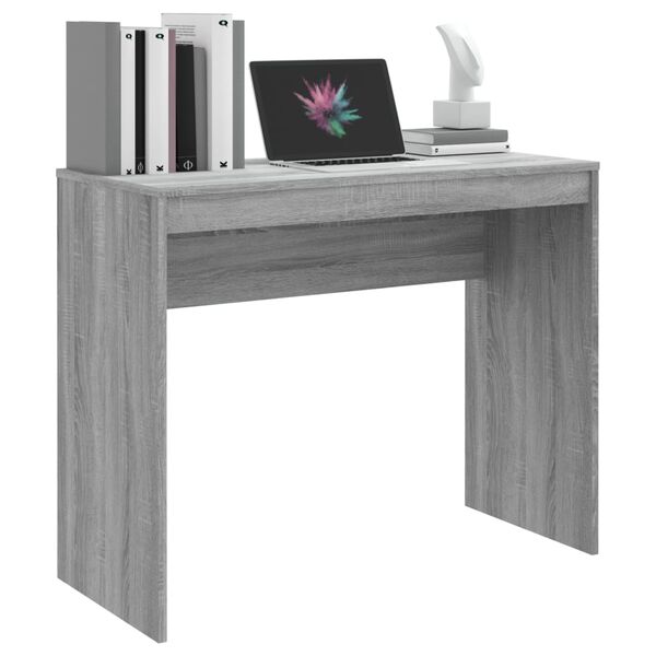 vidaXL Γραφείο Γκρι Sonoma 90 x 40 x 72 εκ. από Επεξεργασμένο Ξύλο