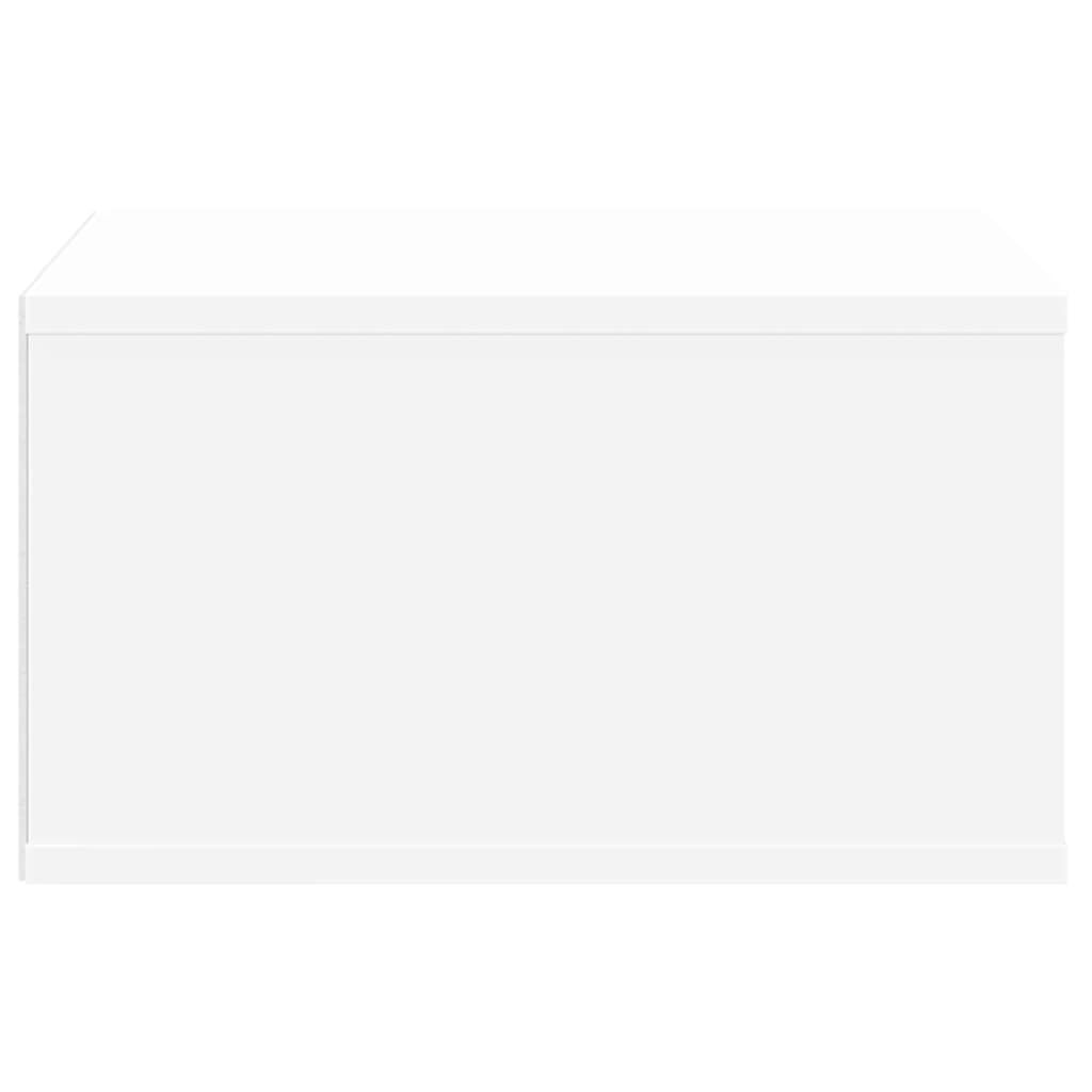 vidaXL Βάση Εκτυπωτή Λευκή 49 x 40 x 22,5 εκ. από Επεξεργασμένο Ξύλο