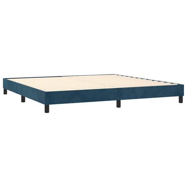 vidaXL &Kappa;&rho;&epsilon;&beta;ά&tau;&iota; Boxspring &mu;&epsilon; &Sigma;&tau;&rho;ώ&mu;&alpha; &Sigma;&kappa;&omicron;ύ&rho;&omicron; &Mu;&pi;&lambda;&epsilon; 200x200 &epsilon;&kappa;. &Beta;&epsilon;&lambda;&omicron;ύ&delta;&iota;&nu;&omicron;