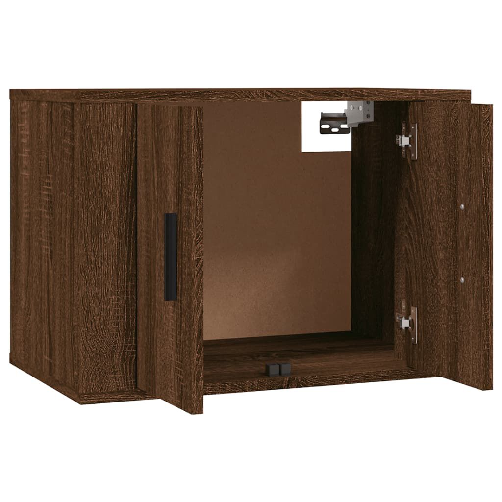 vidaXL Έπιπλο Τηλεόρασης Επιτοίχιο Καφέ Δρυς 57x34,5x40 εκ.
